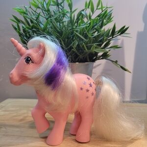 Hasbro Pink Unicorn with Purple Stars